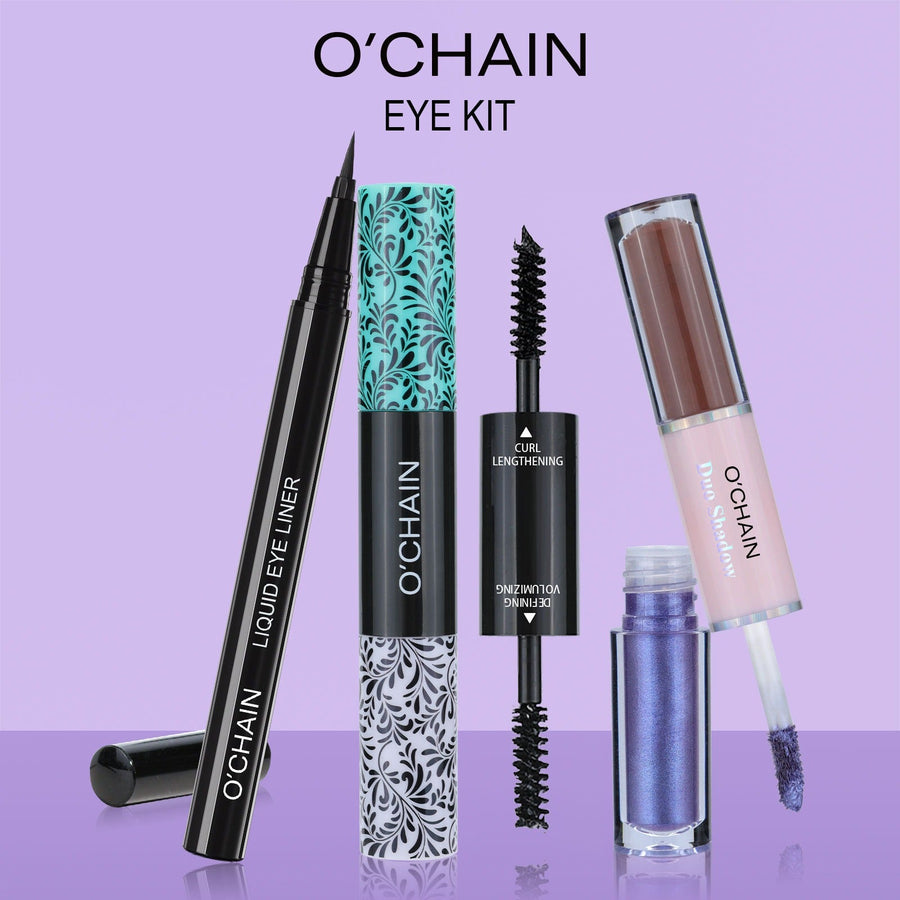 Eye Makeup Kit for Long, Thick, Curling Defined Lashes