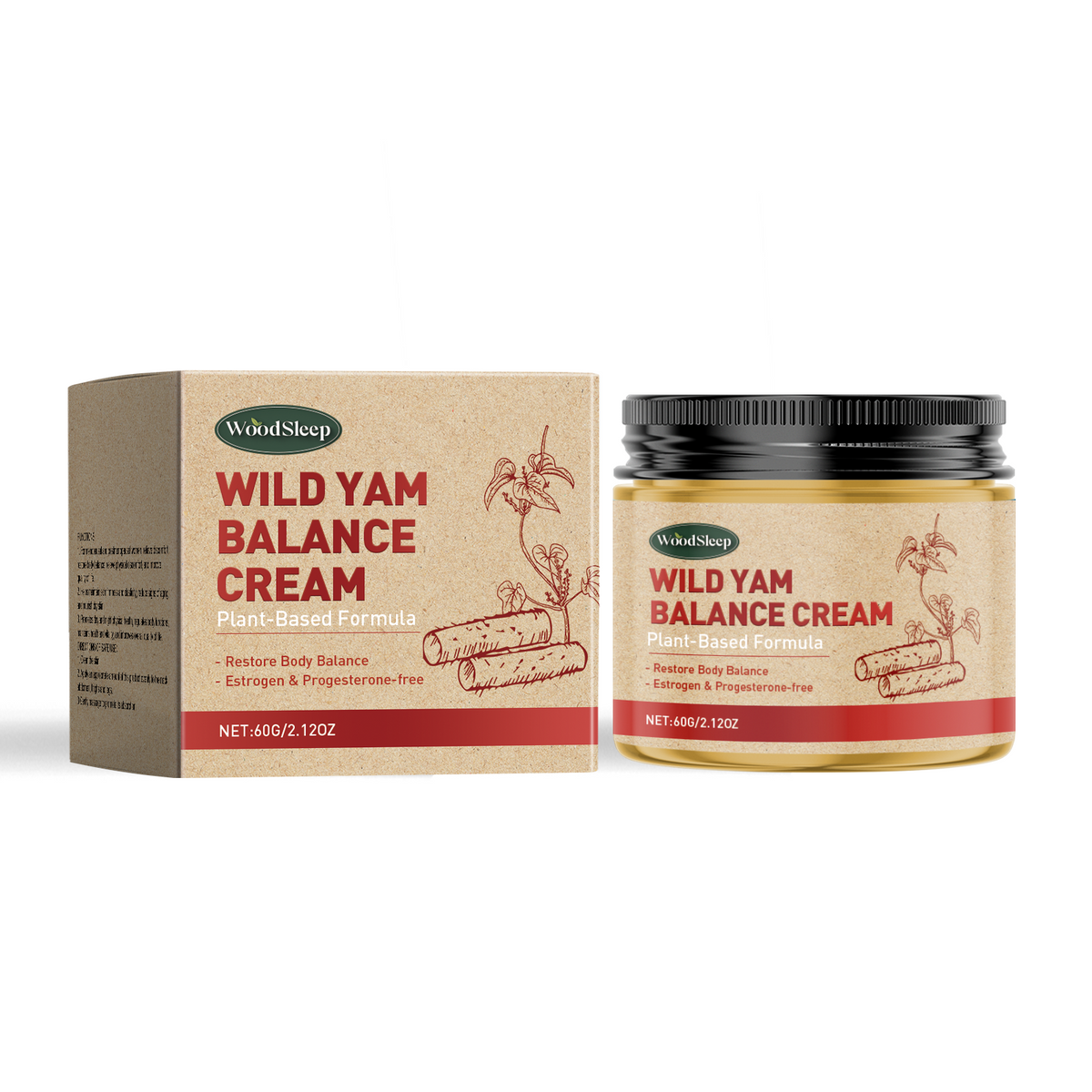 Wild Yam Balance Cream for Hormonal Skin Support
