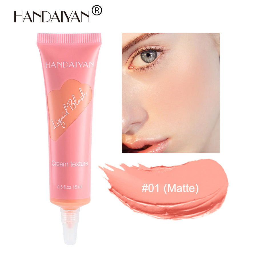 Liquid Blush Makeup for Naturally Flushed, Matte Cheeks