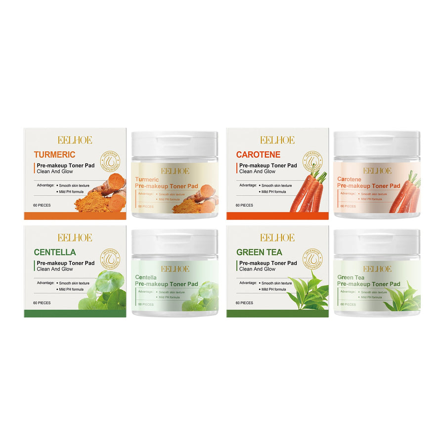 Pre-Makeup Toner Pads for a Smoother, Natural Makeup Base