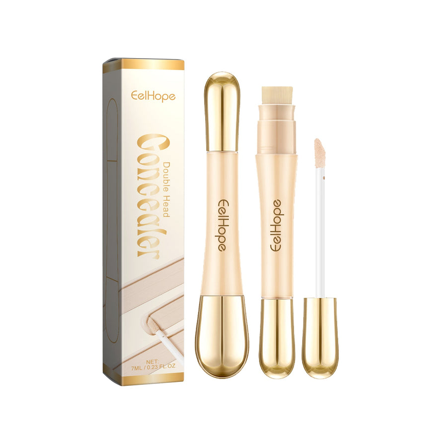 Double Head Concealer for Brightening, Even Coverage