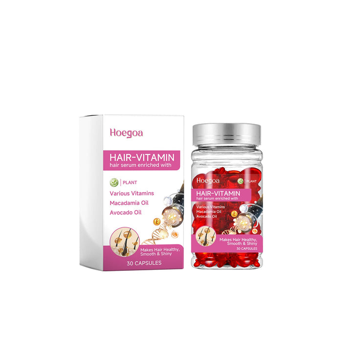 Hair Serum Capsules for Smooth, Shiny, Frizz-Free Hair
