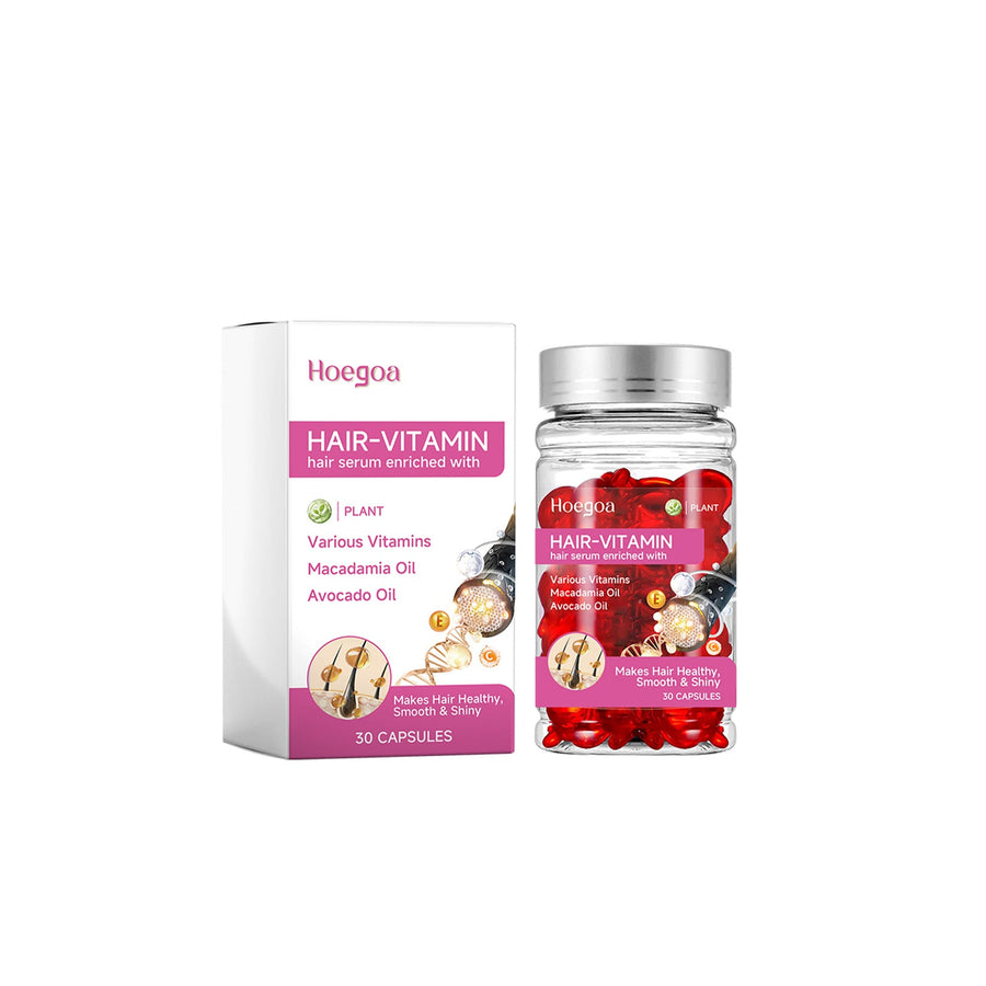 Hair Serum Capsules for Smooth, Shiny, Frizz-Free Hair