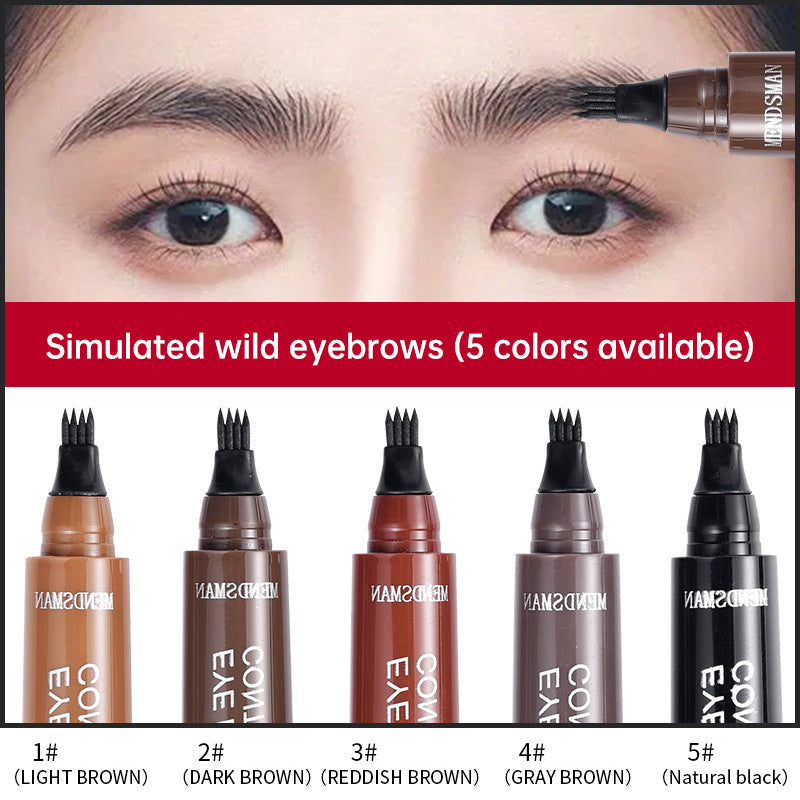 Fork Tip Liquid Eyebrow Pencil for Natural Brows