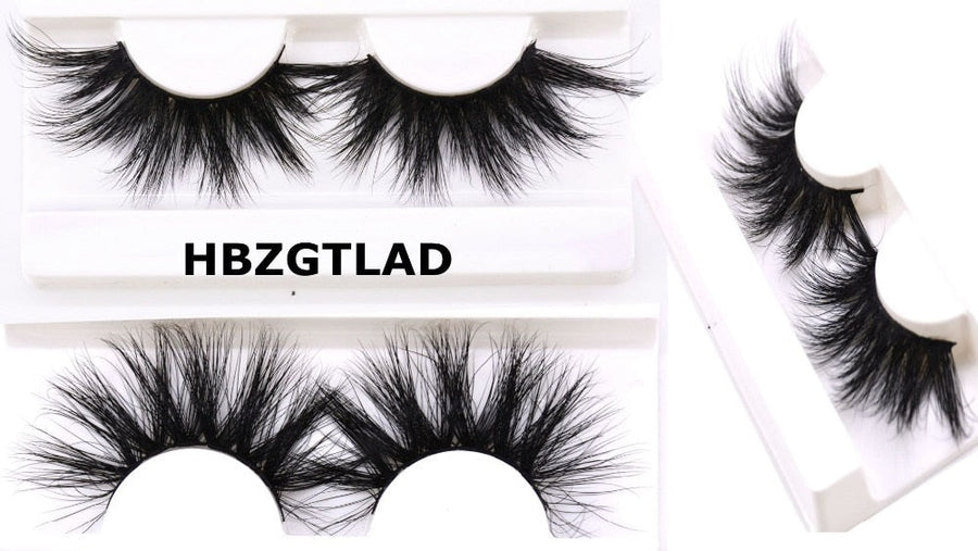 25mm 3D Mink False Eyelashes for Dramatic Volume