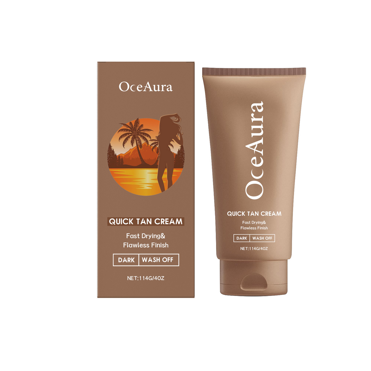 Self-Tanning Cream - Fast-Drying, Flawless Sunless Glow