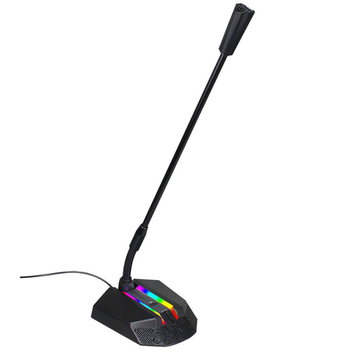 RGB Desktop Microphone — Adaptive Noise Reduction & RGB