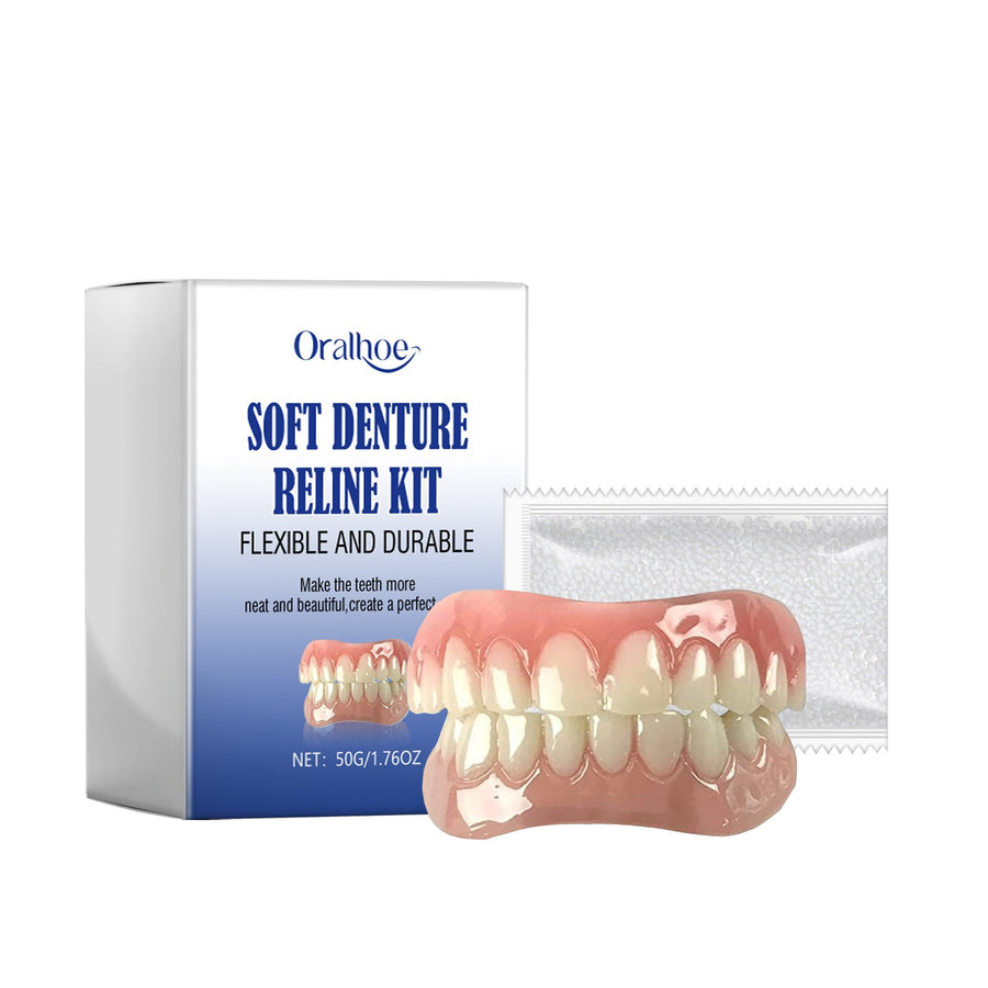 Soft Denture Reline Kit — Perfect Fit at Home, No Dentist