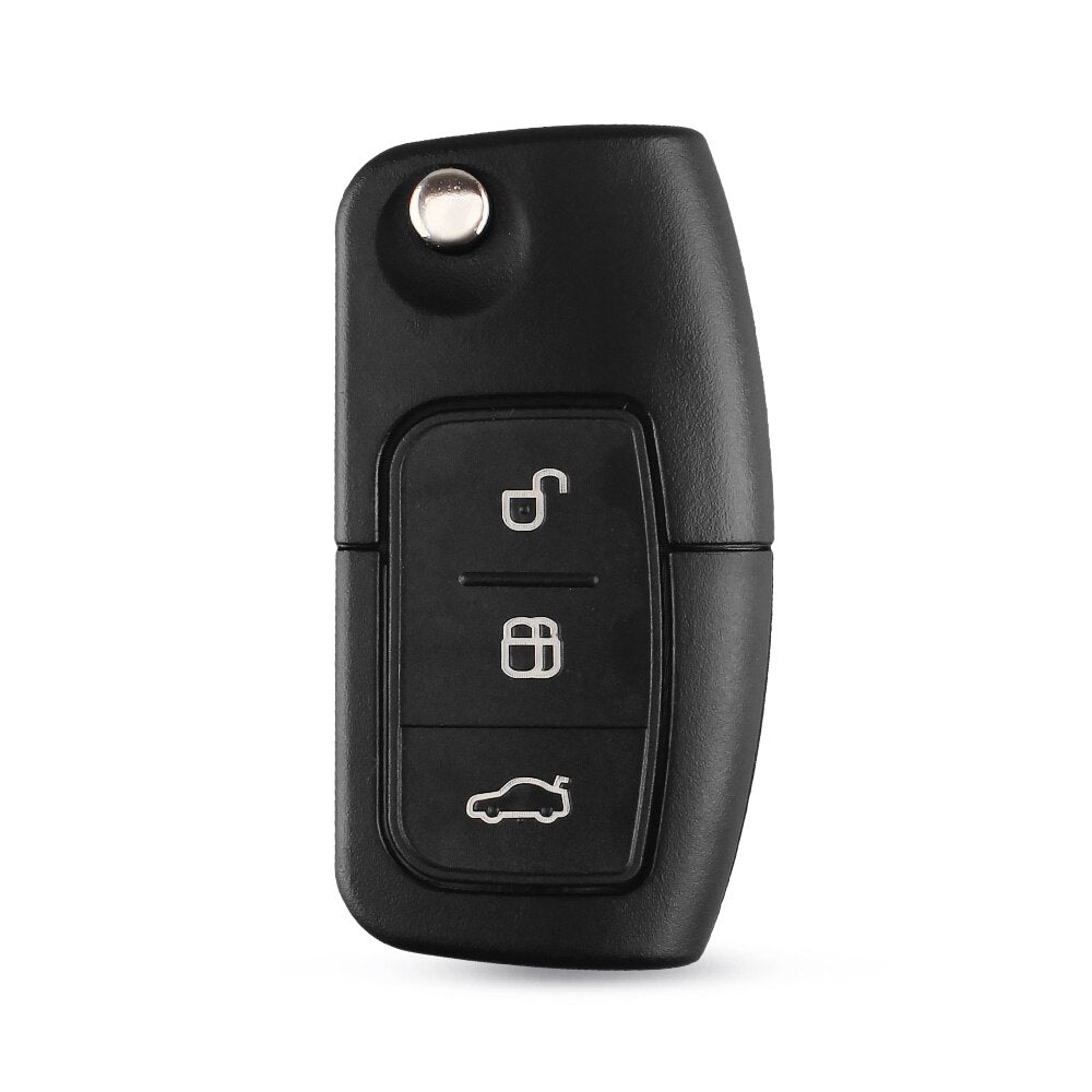 Ford 3-Button Flip Key Shell — for Focus Mondeo Fiesta