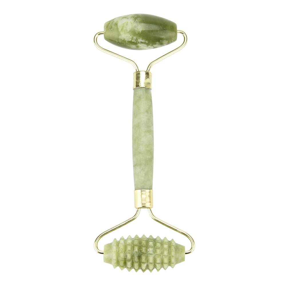 Jade Facial Roller — Dual-Ended Massage for Calm Skin