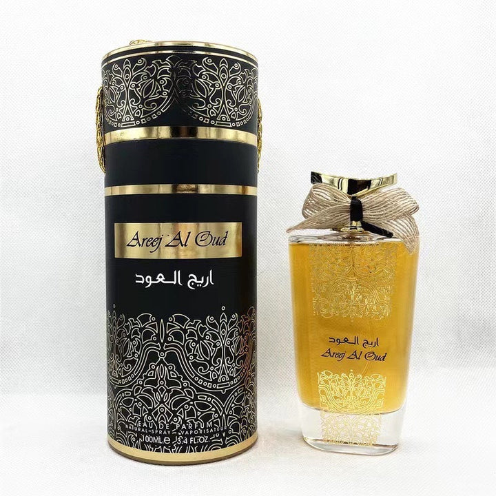 Arabian Oud EDP — Hand-Etched Gold Bottle, Long-Lasting Scent