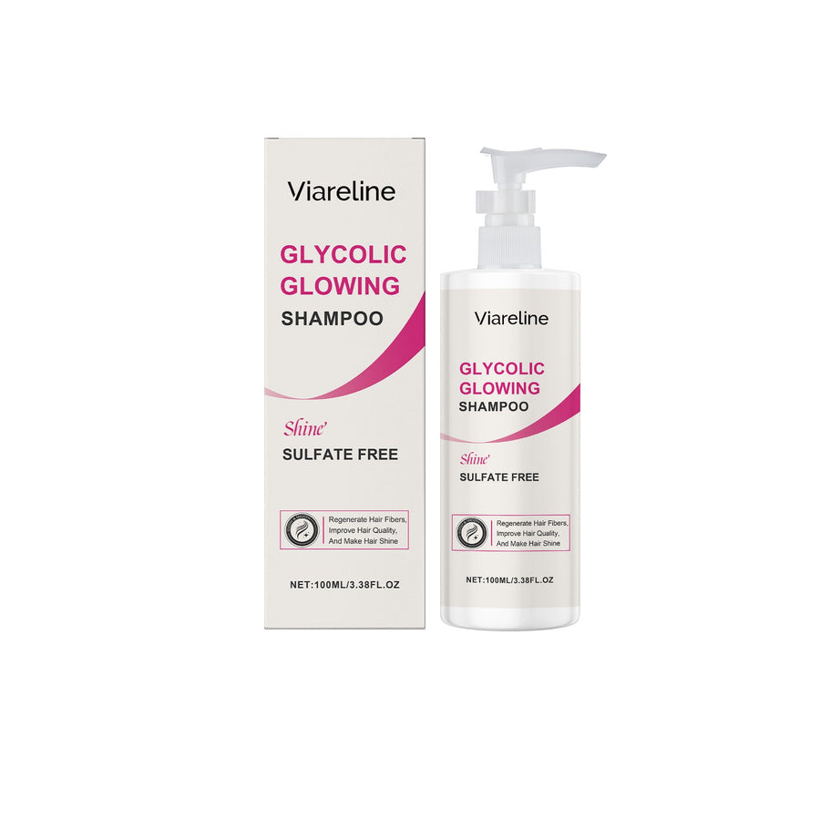 Sulfate-Free Glycolic Shampoo for Smoother, Shinier Hair