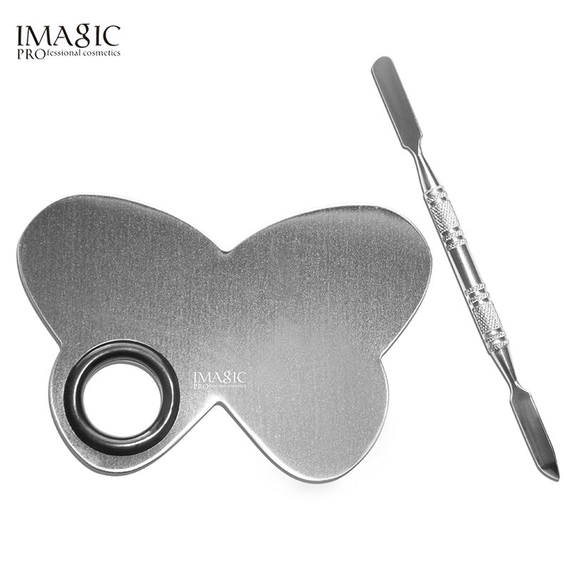 Stainless Steel Makeup Palette for Clean Color Mixing
