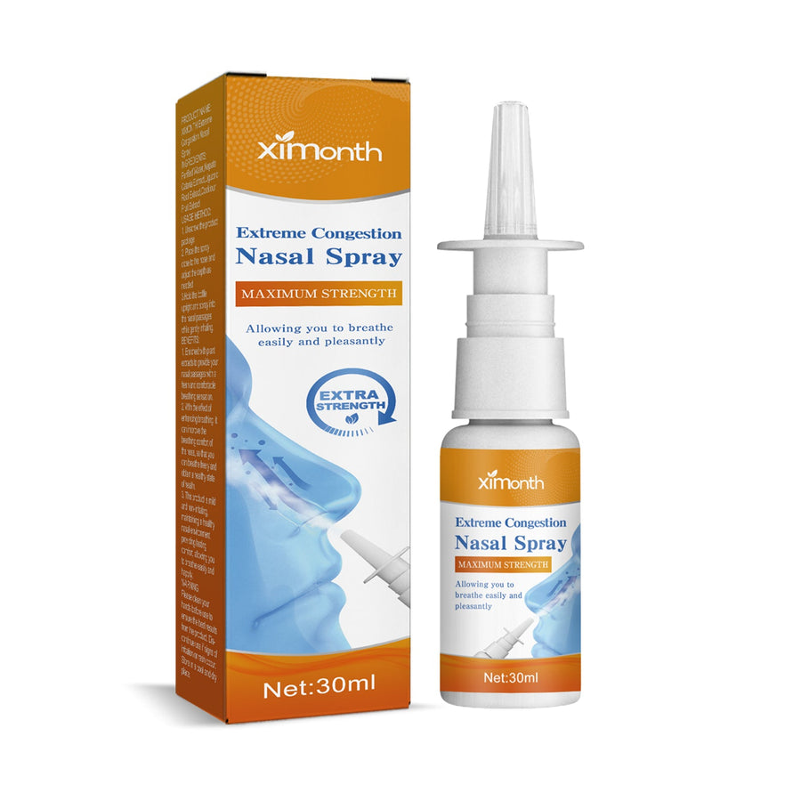 Nasal Congestion Spray — 24‑Hour Relief, Maximum Strength