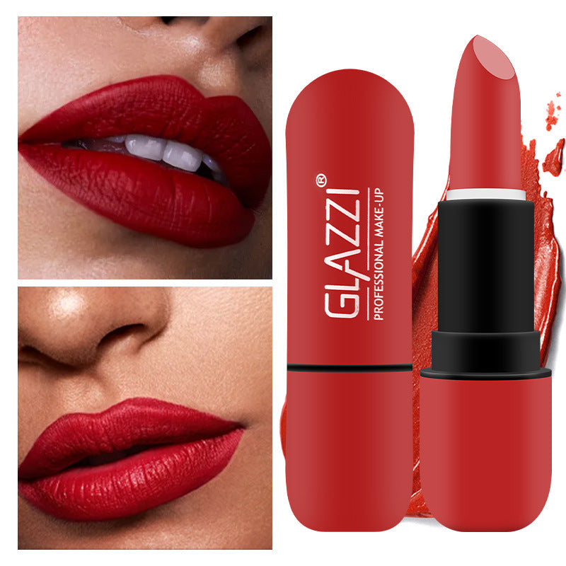 Velvet Matte Capsule Lipstick for Bold, Vivid Color