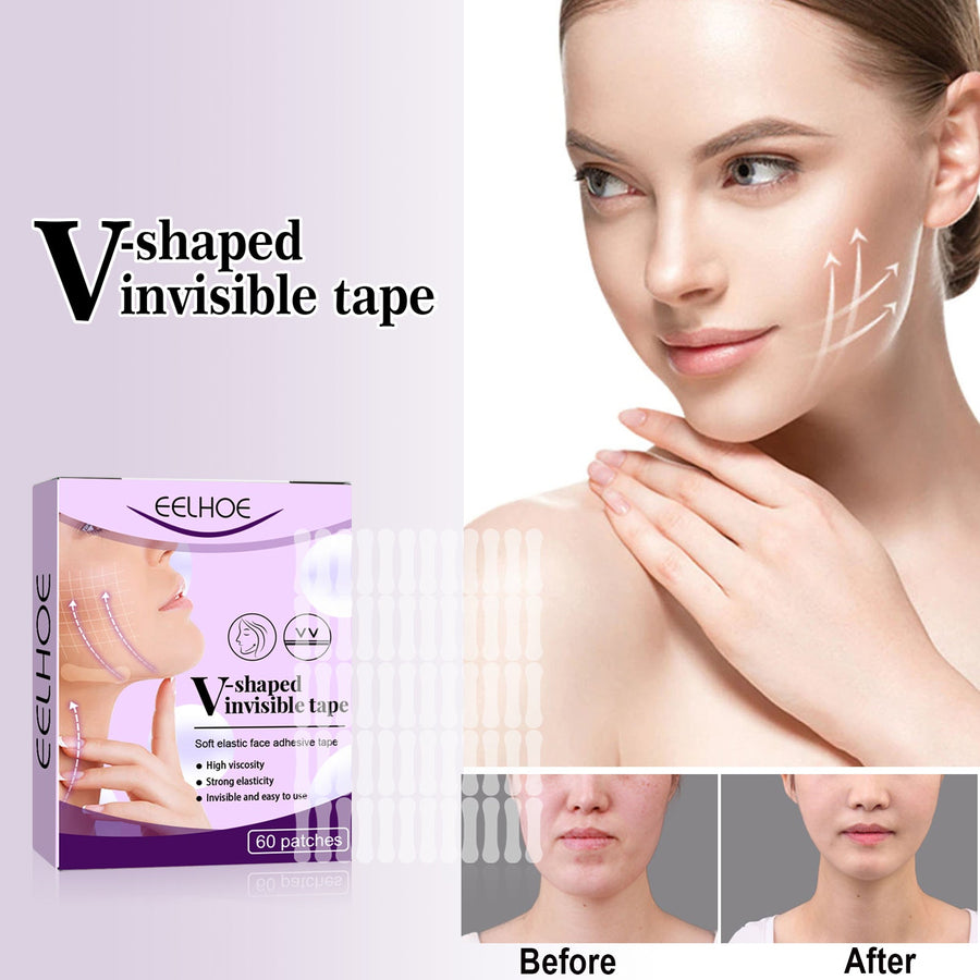 Facial Lifting Patches — Instant V-Shape Lift, 60 Count