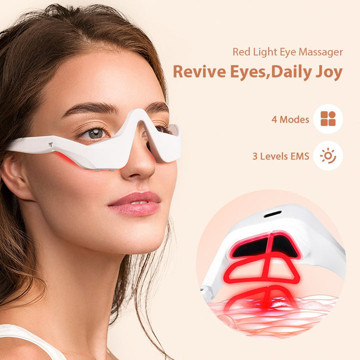 Eye Massager — Red Light & EMS Therapy for Dark Circles