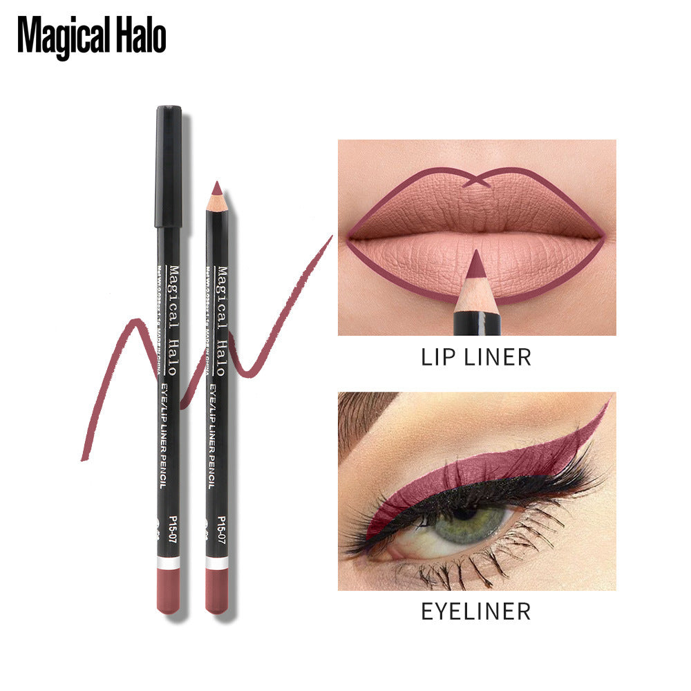 Waterproof Lip Liner & Eyeliner 10-Color Pencil Set
