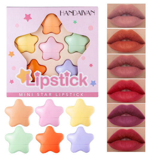 Mini Lipstick Set: Six Portable Playful Lip Colors