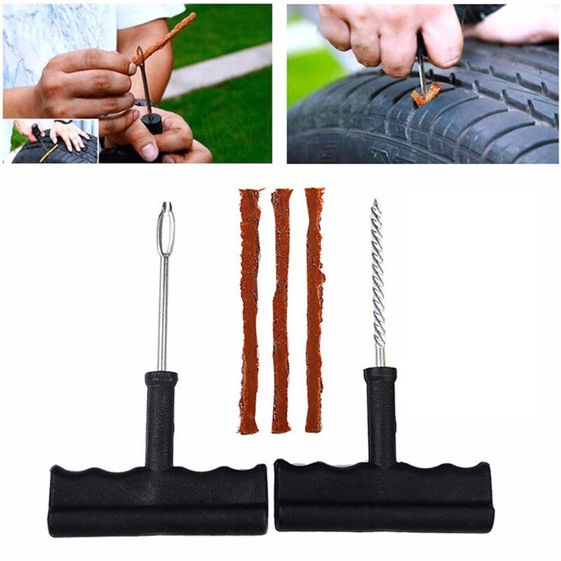 Tubeless Tire Repair Kit — Fast Puncture Plug for Car