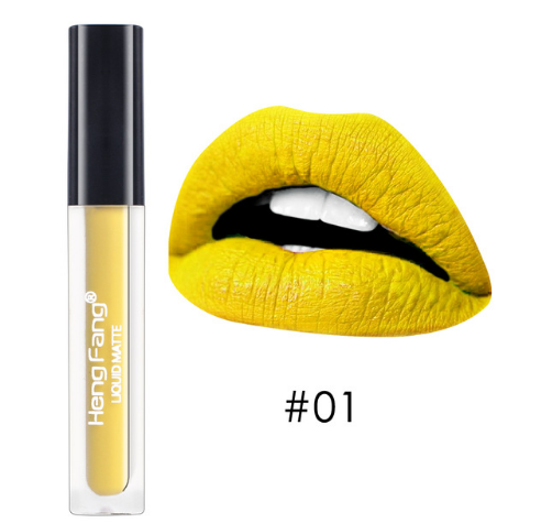 Waterproof Matte Liquid Lipstick – 20 Vivid Shades
