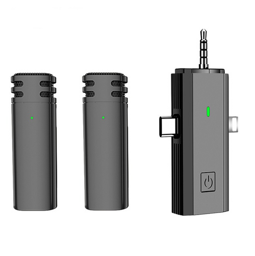 Lavalier Mic — Dual Wireless AI Noise Reduction for Creators