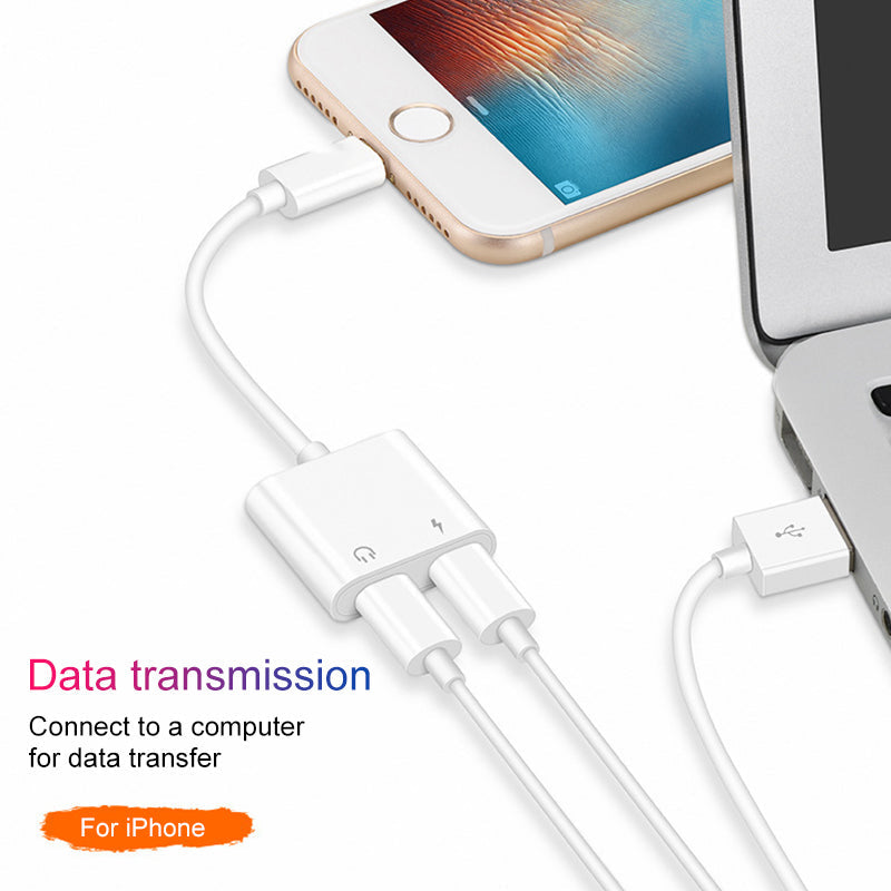iPhone Lightning Splitter: Charge & Listen at Once