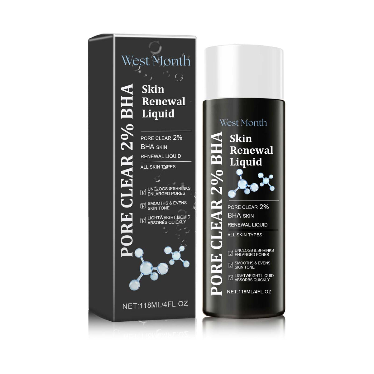 2% BHA Acne Treatment Liquid for Clogged Pores & Breakouts