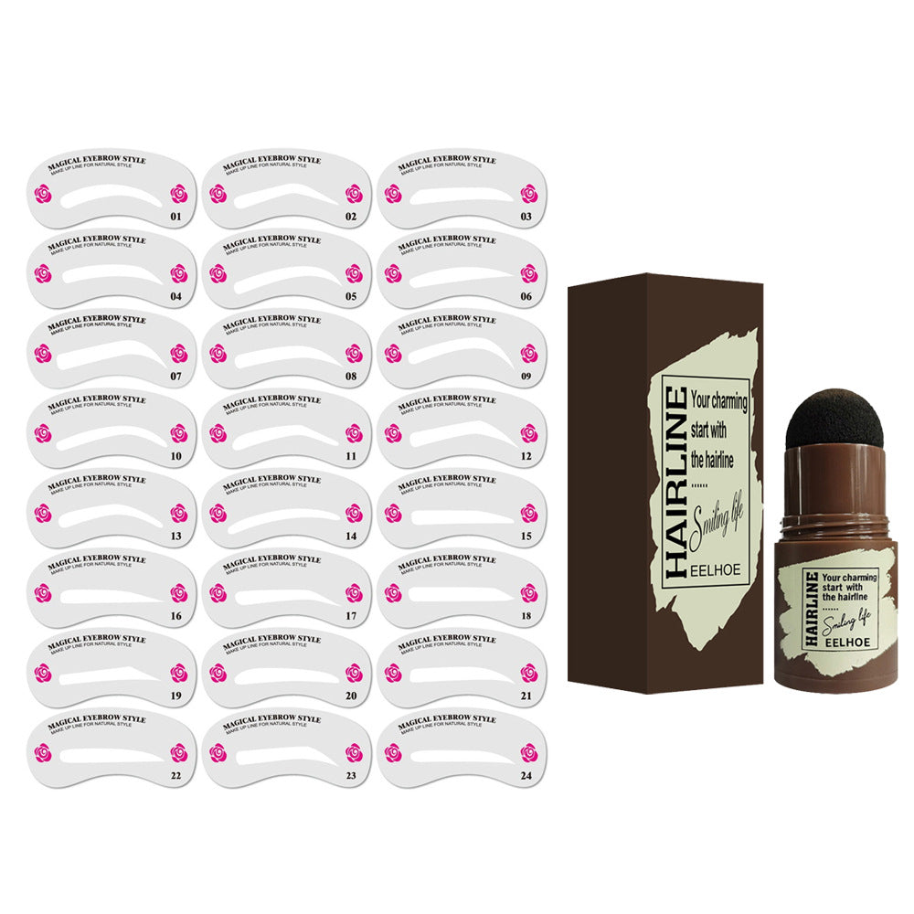 Eyebrow Stamp Kit for Fast, Natural-Looking Brow Shape