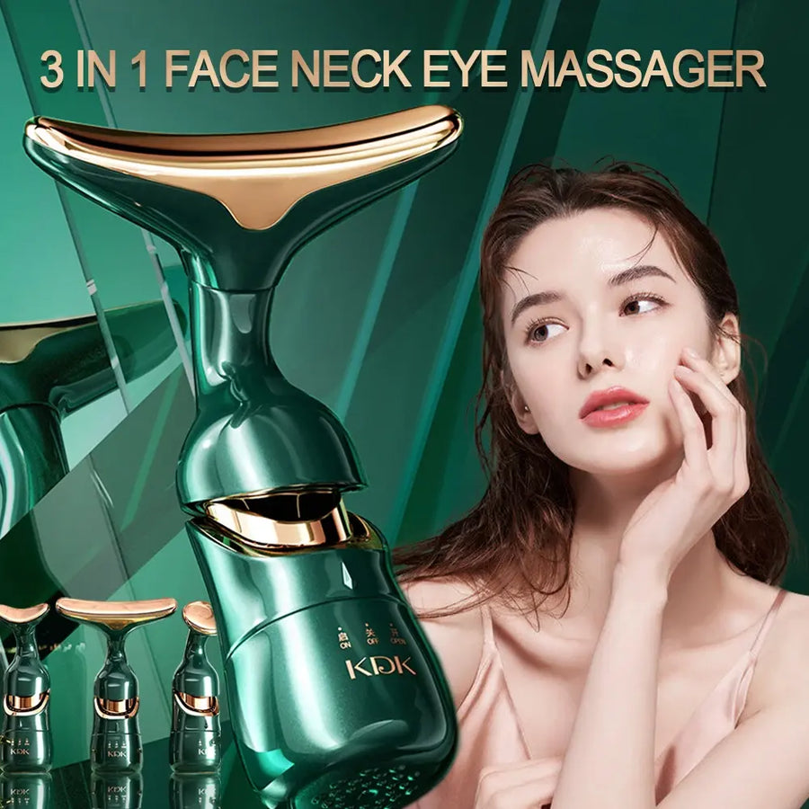 3-in-1 Facial Massager for Face, Eyes & Neck Relief