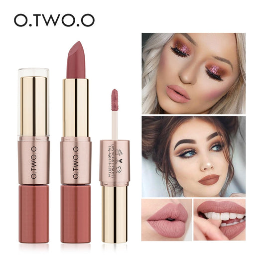 2-in-1 Matte Lipstick & Liquid Lipstick, 12 Shades