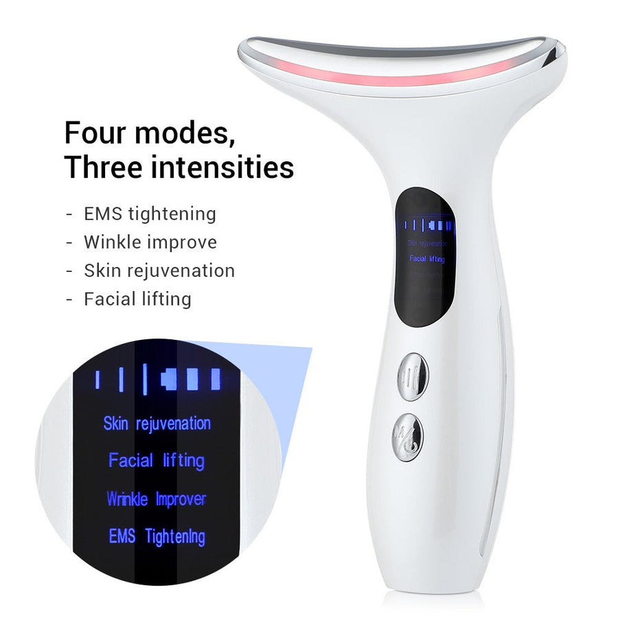 Neck and Face Microcurrent Beauty Device for Firming
