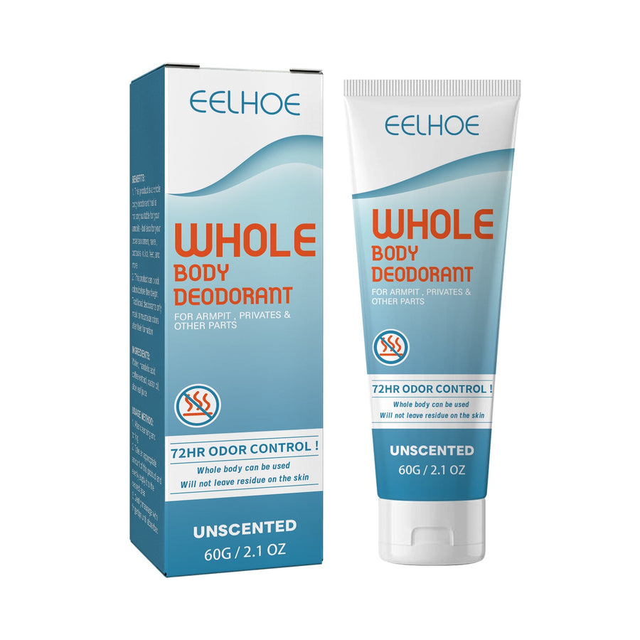 Whole Body Deodorant Cream - 72HR Odor Control, No Residue