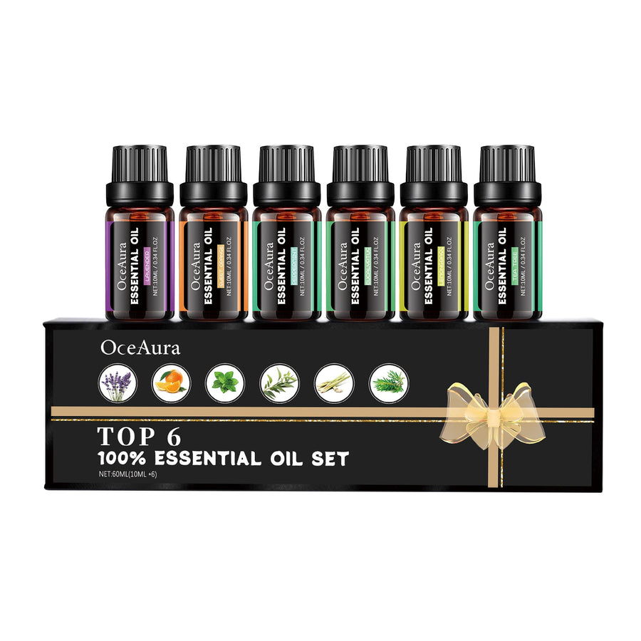 Essential Oil Set for Relaxing Body Massage & Skin Care