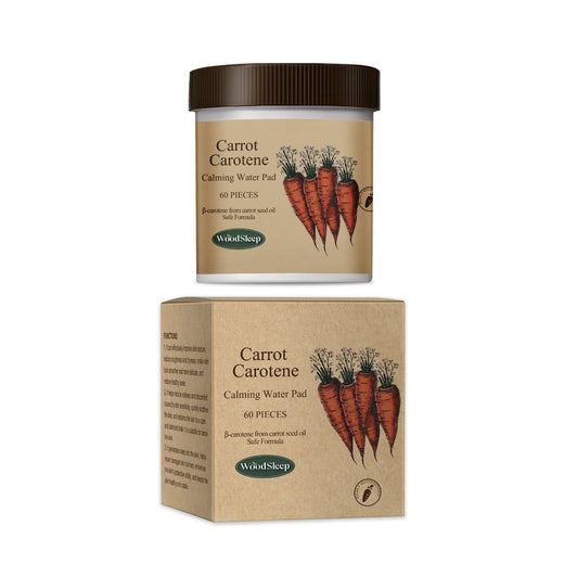 WoodSleep Carotene Water Pads for Barrier Repair, 60ct