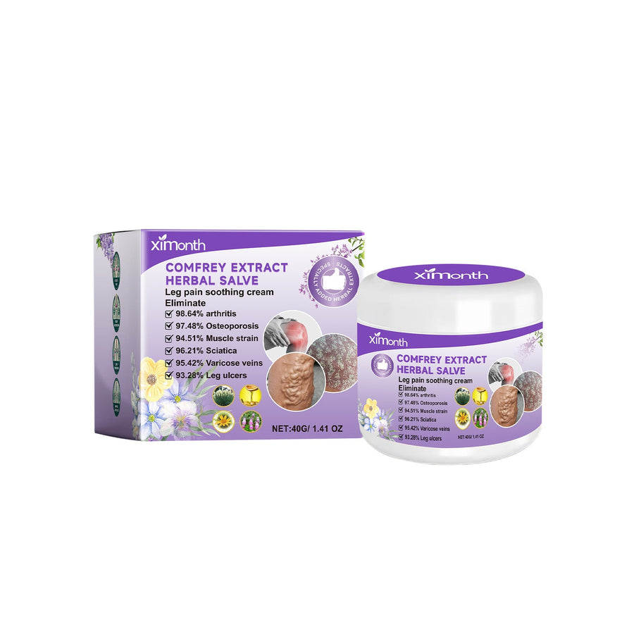Comfrey Herbal Pain Relief Cream — Soothes Arthritis
