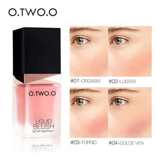 O.TWO.O Liquid Blush - Buildable Natural Cheek Color