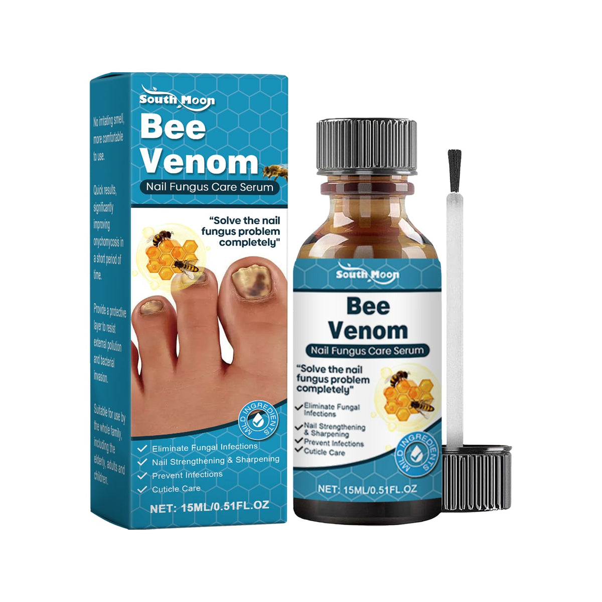 Bee Venom Nail Care Essence for Stronger Cleaner Nails