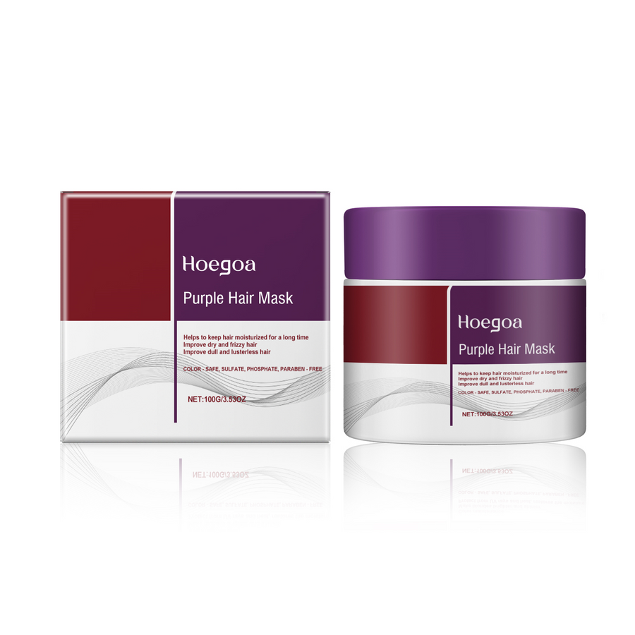 Purple Hair Mask for Deep Nourishment, Shine and Smoothness