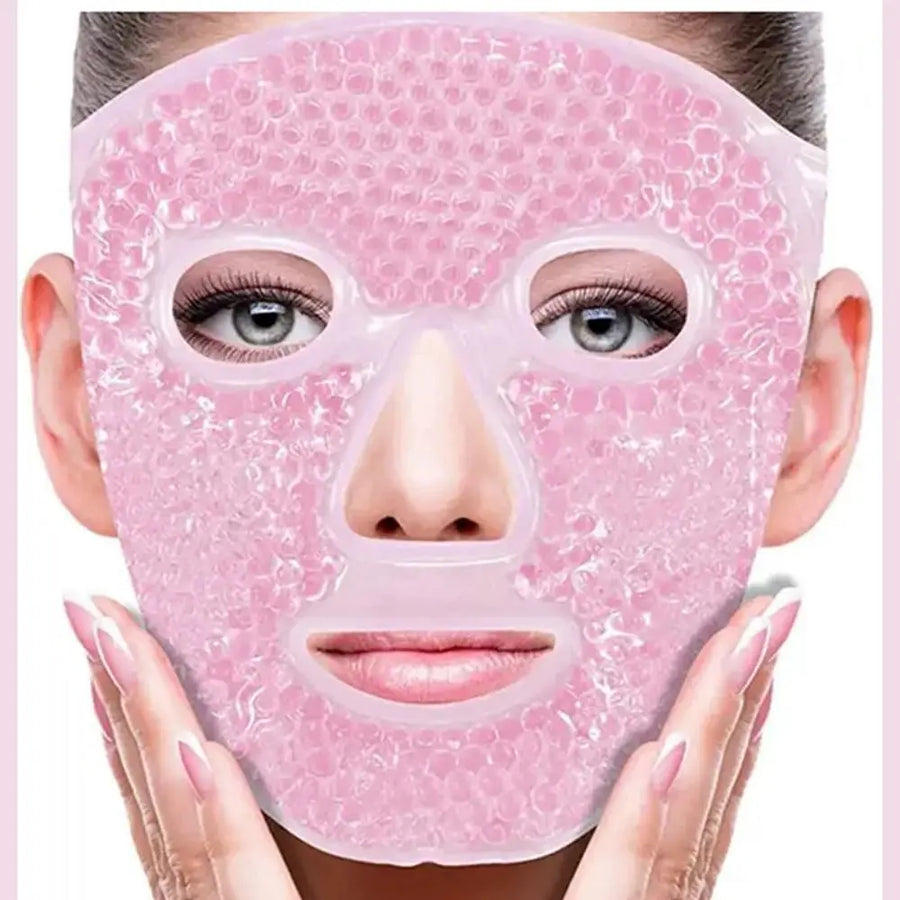 Reusable Full-Face Ice Mask for Cooling & Depuffing