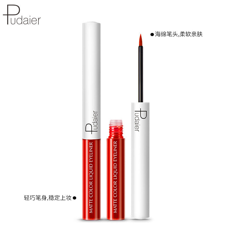 Waterproof Liquid Eyeliner for Precise, Vivid Color Definition