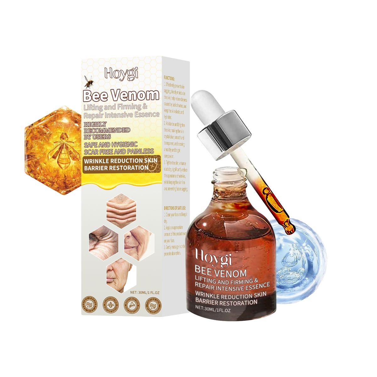 Bee Venom Firming Essence for Lifting & Wrinkle Repair