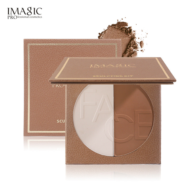Two-Tone Contour Powder Compact for Sculpted Features