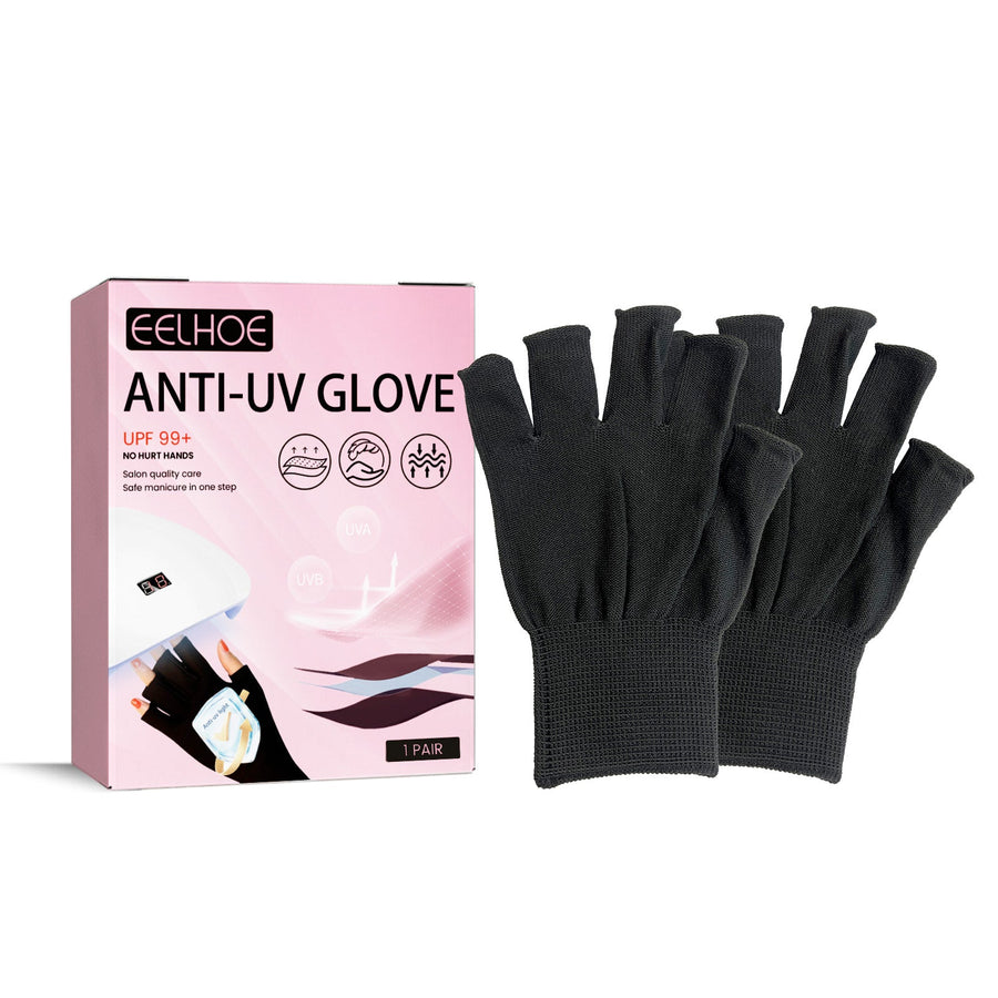 Fingerless UV Protection Gloves — UPF 99+ Anti-Aging