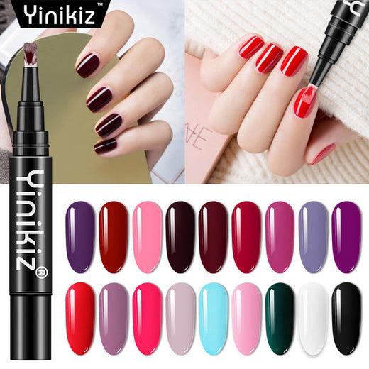 Gel Nail Polish Pen for Glossy Salon-Style Nail Looks