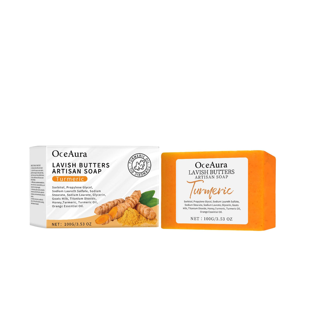 Turmeric Goat's Milk Soap for Soft Glowing Skin