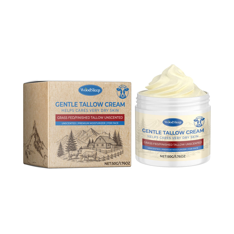 Grass-Fed Tallow Facial Moisturizer for Very Dry Skin