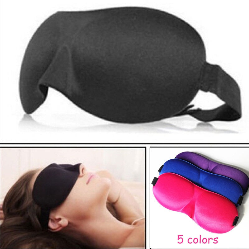 3D Sleep Mask — Comfortable Light-Blocking Rest