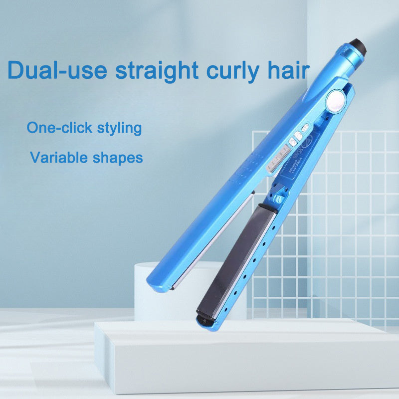 Dual Hair Straightener & Curler for Fast, Versatile Styling