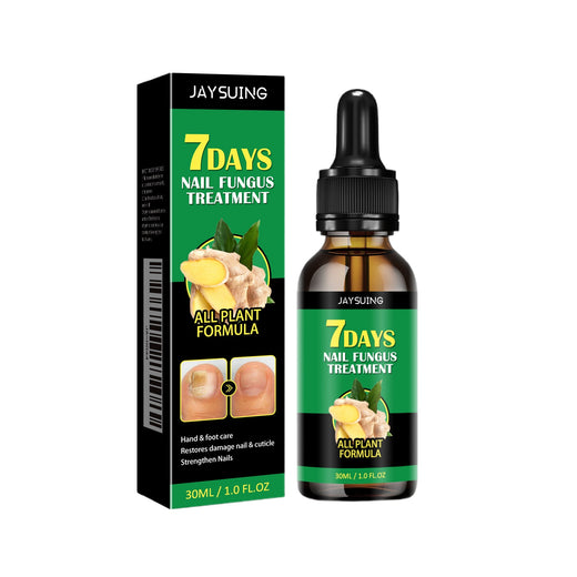 Nail Fungus Treatment With Ginger Plant-Based Formula